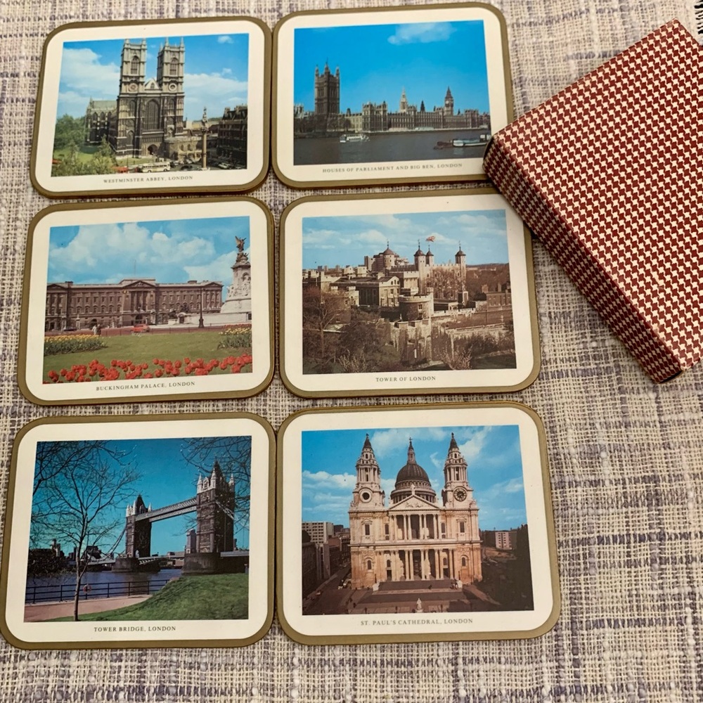 Pimpernel Art for the Table 6‎ coasters London Scenes